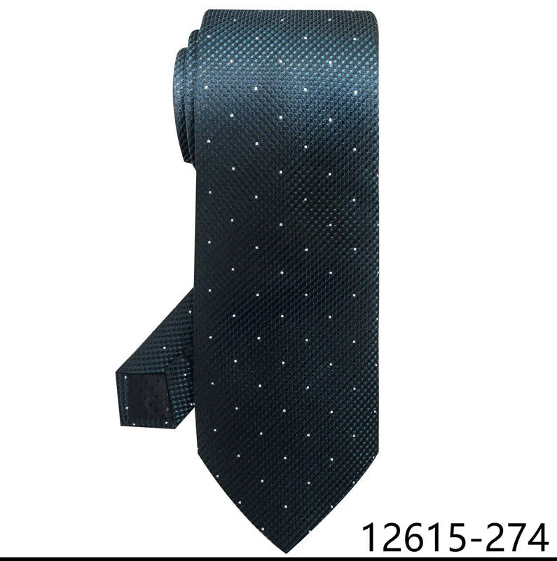 Top Grade Classic 8 cm Silk Tie Black Solid Gravatas For Men Suit Accessories Fit Wedding Workplace Birthday Gift
