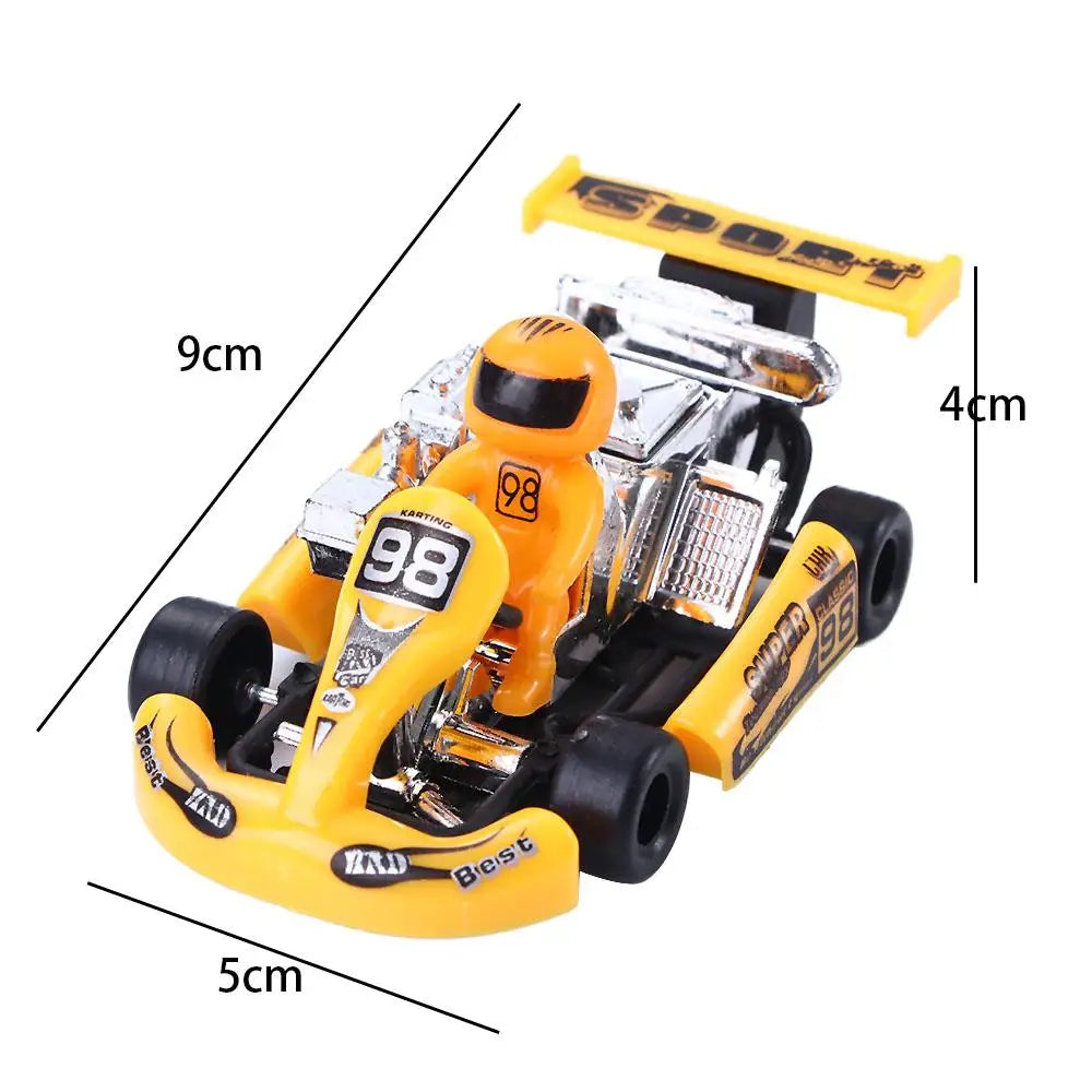 Mini Car 1/2Pcs 4 Wheels Vehicle Set Toy Vehicles Car Model Formula Car Racing Car Toy Pull Back Kart Toys Inertia Car Toy