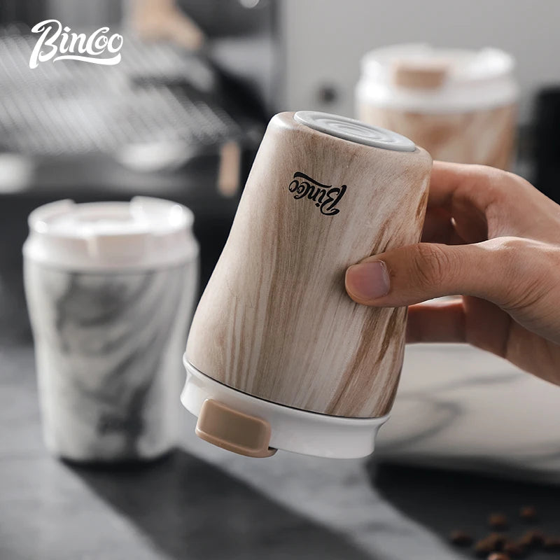 Bincoo Thermal Cup 280ml/500ml – Stainless Steel Insulated Travel Cup for Coffee and Hot Drinks