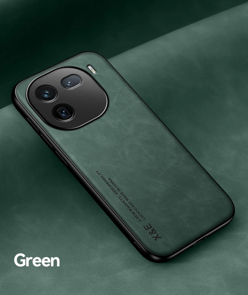 For Vivo iQOO 12 Чехол для Skin Feel Shockproof Matte Leather Case Soft Back Cover For Vivo iQOO 12 Coque Fundas Capa