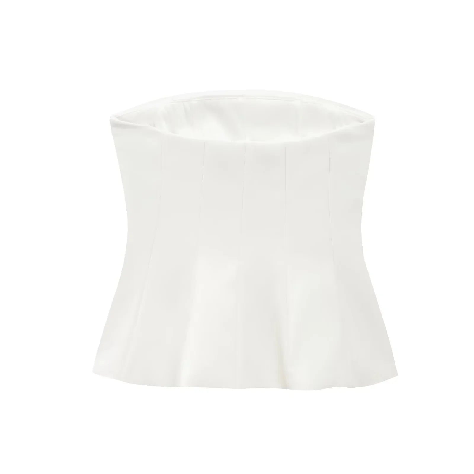 TRAFZA Sexy Butter Yellow Cami Ruffles Tube Tops Women Fashion 2025 Summer Strapless Y2K Girl Streetwear Tops Holiday Party Tops