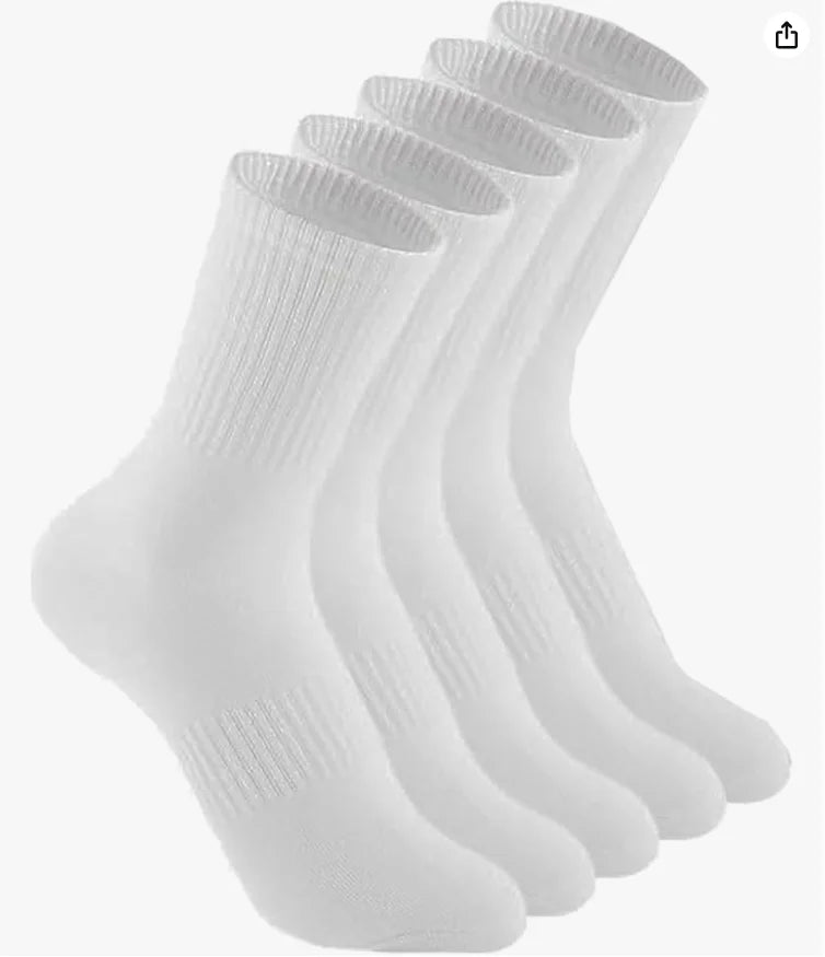 Men's must-have cotton dress socks, classic - cushioned athletic comfort for both casual and sporty use