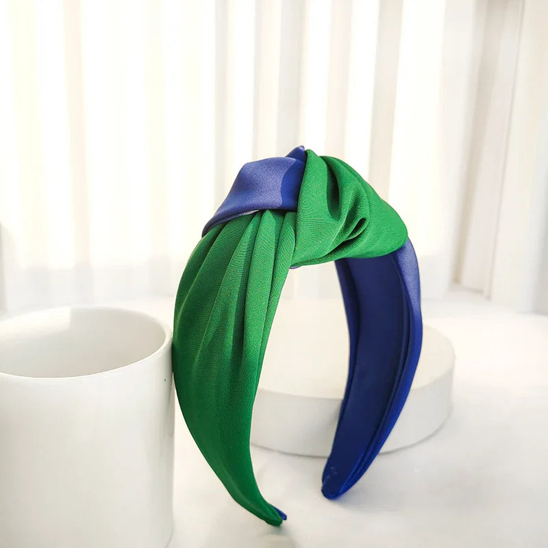 Knotted Velvet Bezel Women Headband Girls Fashion knit Hair Bands Soft Bath Hairband Headwear Hair Rubbers Elastic Hair Bands