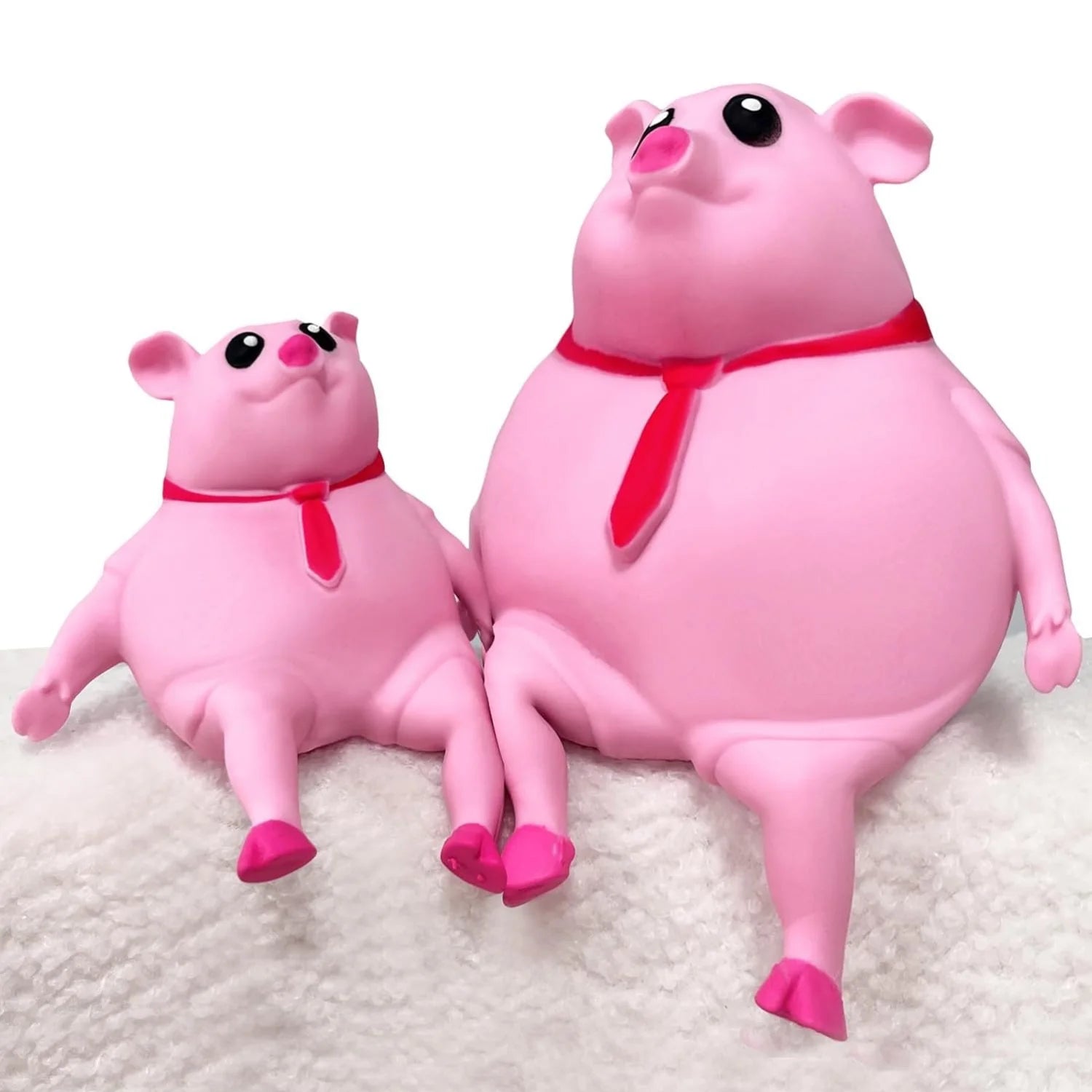 Cute Squishy Pig Stress Relief Pig Squeeze Toys to Anxiety, Funny Stretch Animal Splat Toys for Autism & ADHD Decompression Toy
