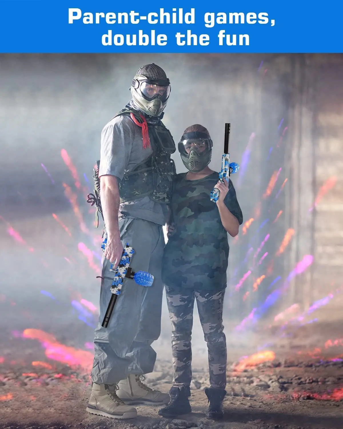 G18.Electric Gel Ball Blaster Toy Gun, High-Speed Rechargeable, Summer Outdoor Fun, Family Pool/BBQ Games
