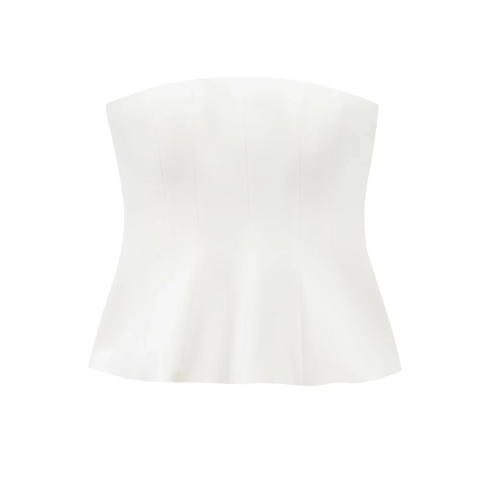 TRAFZA Sexy Butter Yellow Cami Ruffles Tube Tops Women Fashion 2025 Summer Strapless Y2K Girl Streetwear Tops Holiday Party Tops