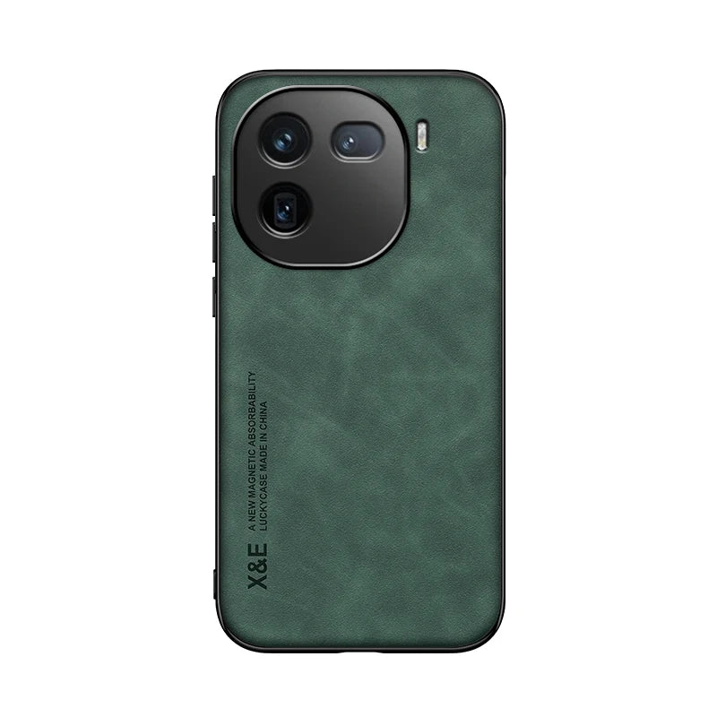 For Vivo iQOO 12 Чехол для Skin Feel Shockproof Matte Leather Case Soft Back Cover For Vivo iQOO 12 Coque Fundas Capa