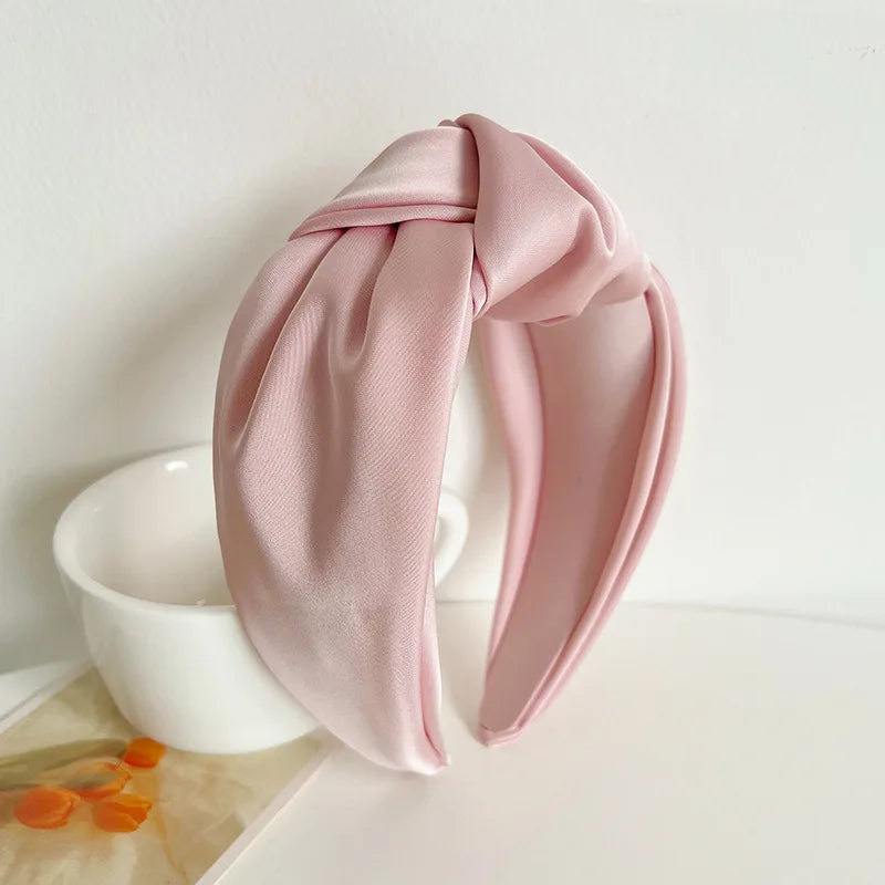 Knotted Velvet Bezel Women Headband Girls Fashion knit Hair Bands Soft Bath Hairband Headwear Hair Rubbers Elastic Hair Bands