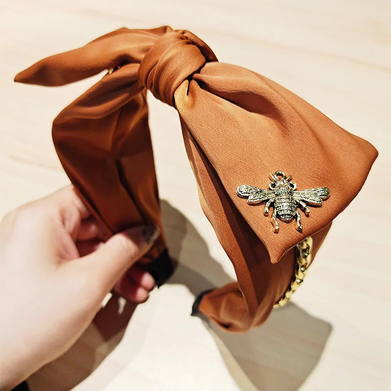 Knotted Velvet Bezel Women Headband Girls Fashion knit Hair Bands Soft Bath Hairband Headwear Hair Rubbers Elastic Hair Bands