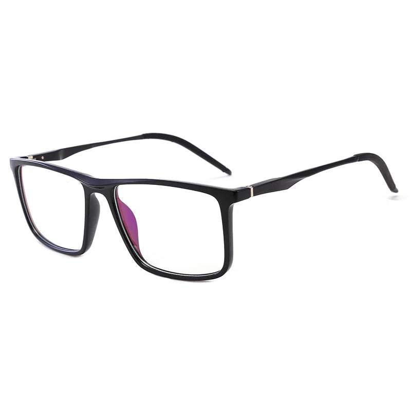 Blue Light Glasses Unisex - UV Protection Oversized Frame Al-Mg Lightweight for PC & Driving, Anti Radiation HD Goggles CE FDA