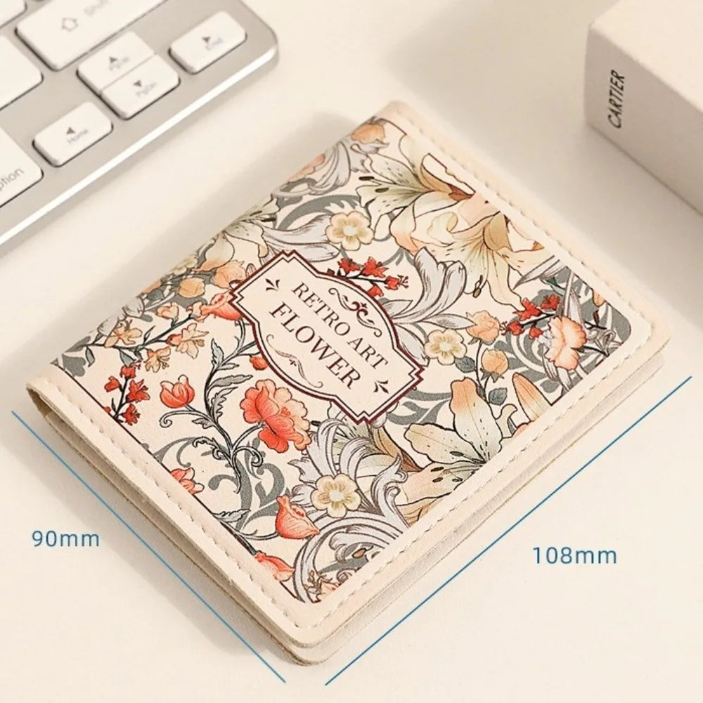 New Large Capacity Coin Purse Waterproof PU Leather Mini Wallets Lightweight Business Card Case Women