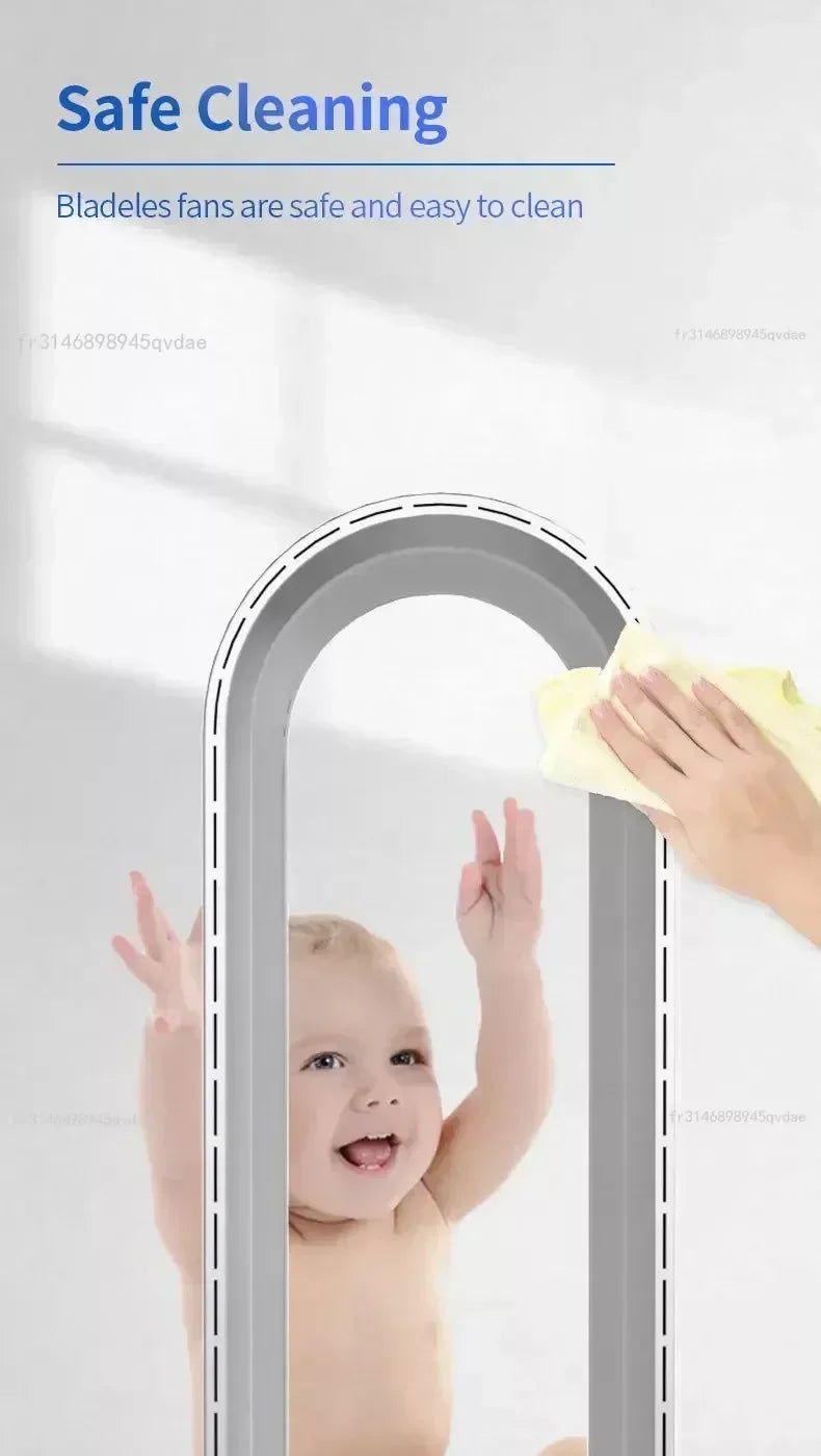 Bladeless Fan: More Freshness, Less Noise, 100% Safety