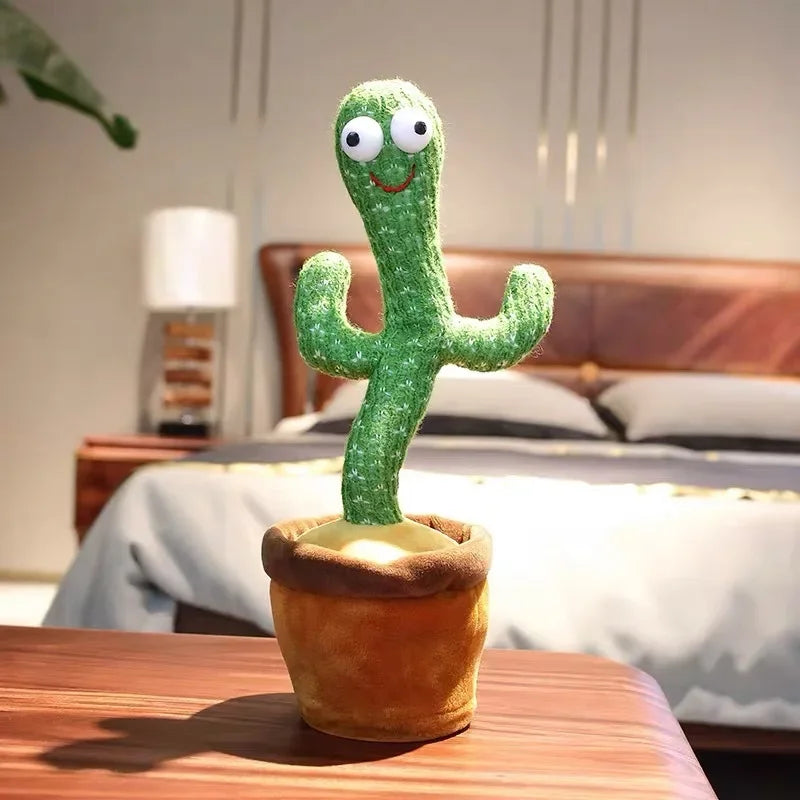 Kids Dancing Talking Intelligent Cactus Interactive Learning and Musical Toy for Kids To Dance Record and Speak with Fun
