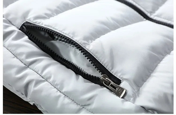 New Autumn Casual Sleeveless Vest Men Jacket Fashion Warm Windproof Cotton Coat Male Winter High Quality Clothing Men Waistcoat