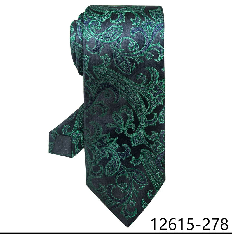Top Grade Classic 8 cm Silk Tie Black Solid Gravatas For Men Suit Accessories Fit Wedding Workplace Birthday Gift