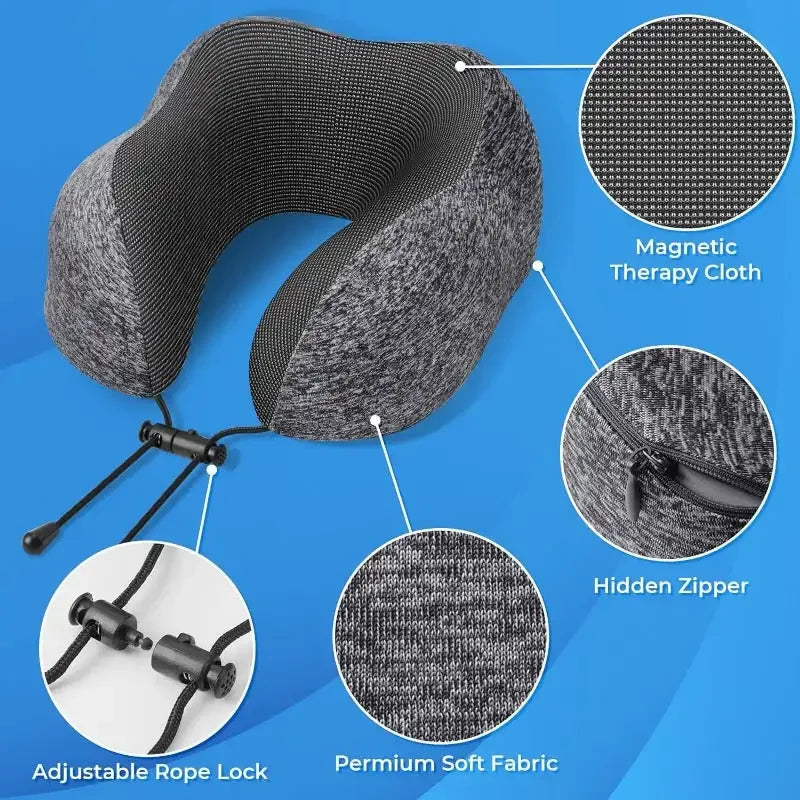 Memory Foam Travel Pillow – Comfort for Long Journeys