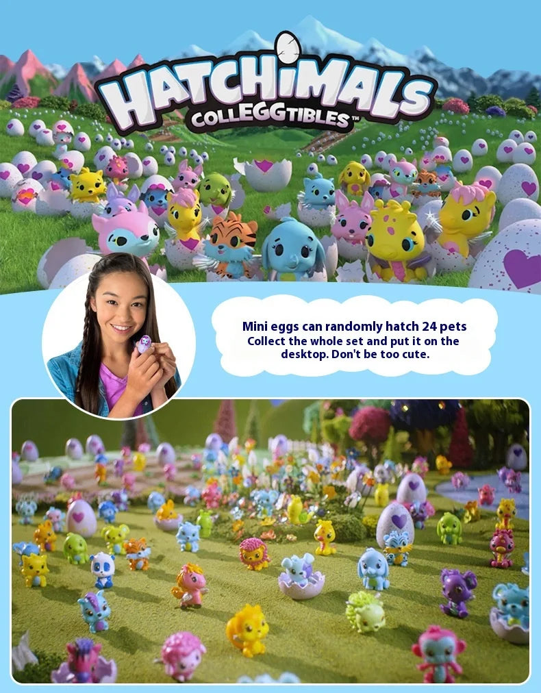 Original Hatchimals CollEGGtibles Hatchery Pet Pixies Collectible Doll Egg Playset Hatchtopla Life Cute Pet Model Set Girls Toys