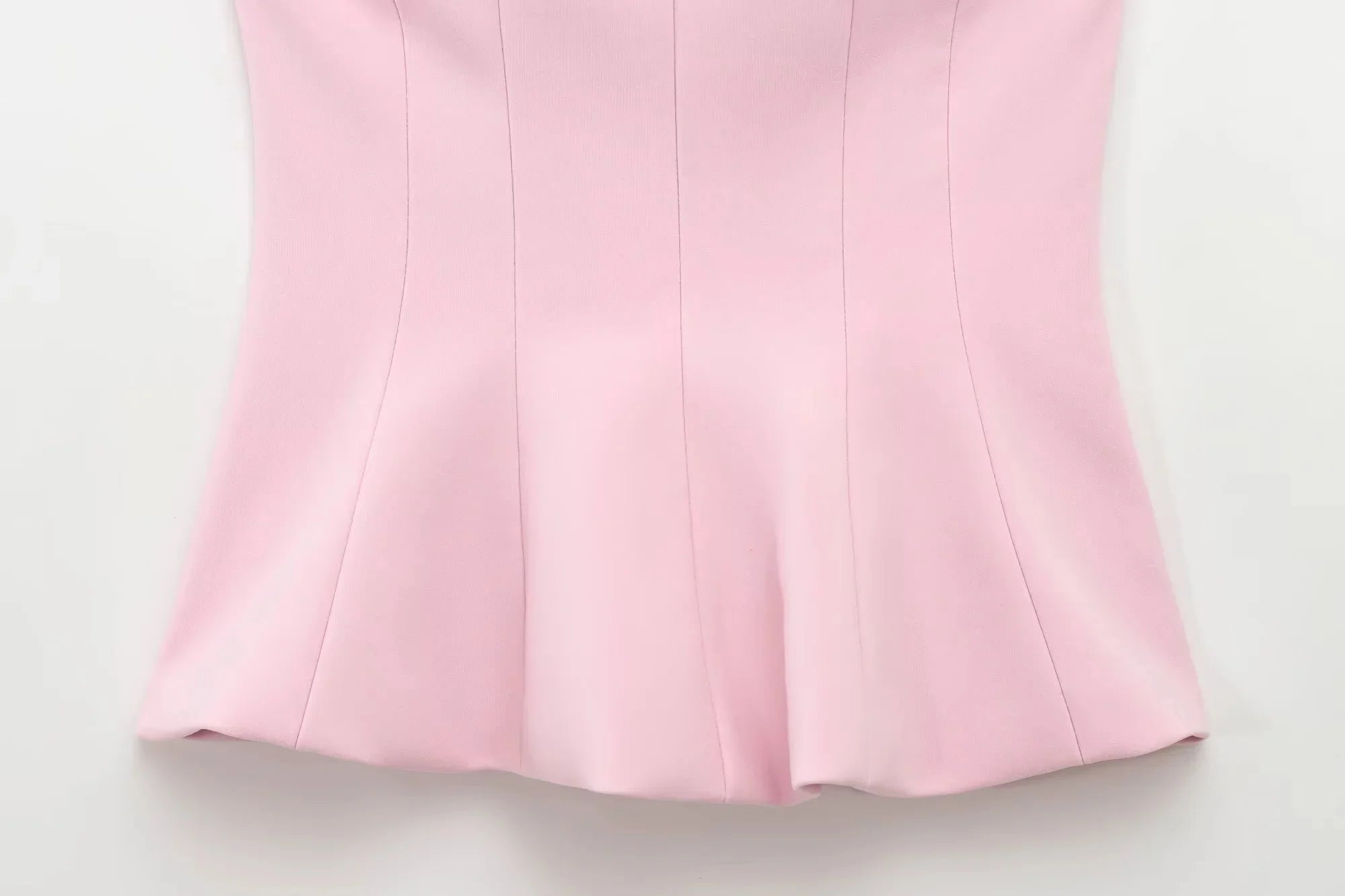 TRAFZA Sexy Butter Yellow Cami Ruffles Tube Tops Women Fashion 2025 Summer Strapless Y2K Girl Streetwear Tops Holiday Party Tops