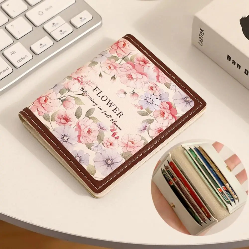 New Large Capacity Coin Purse Waterproof PU Leather Mini Wallets Lightweight Business Card Case Women