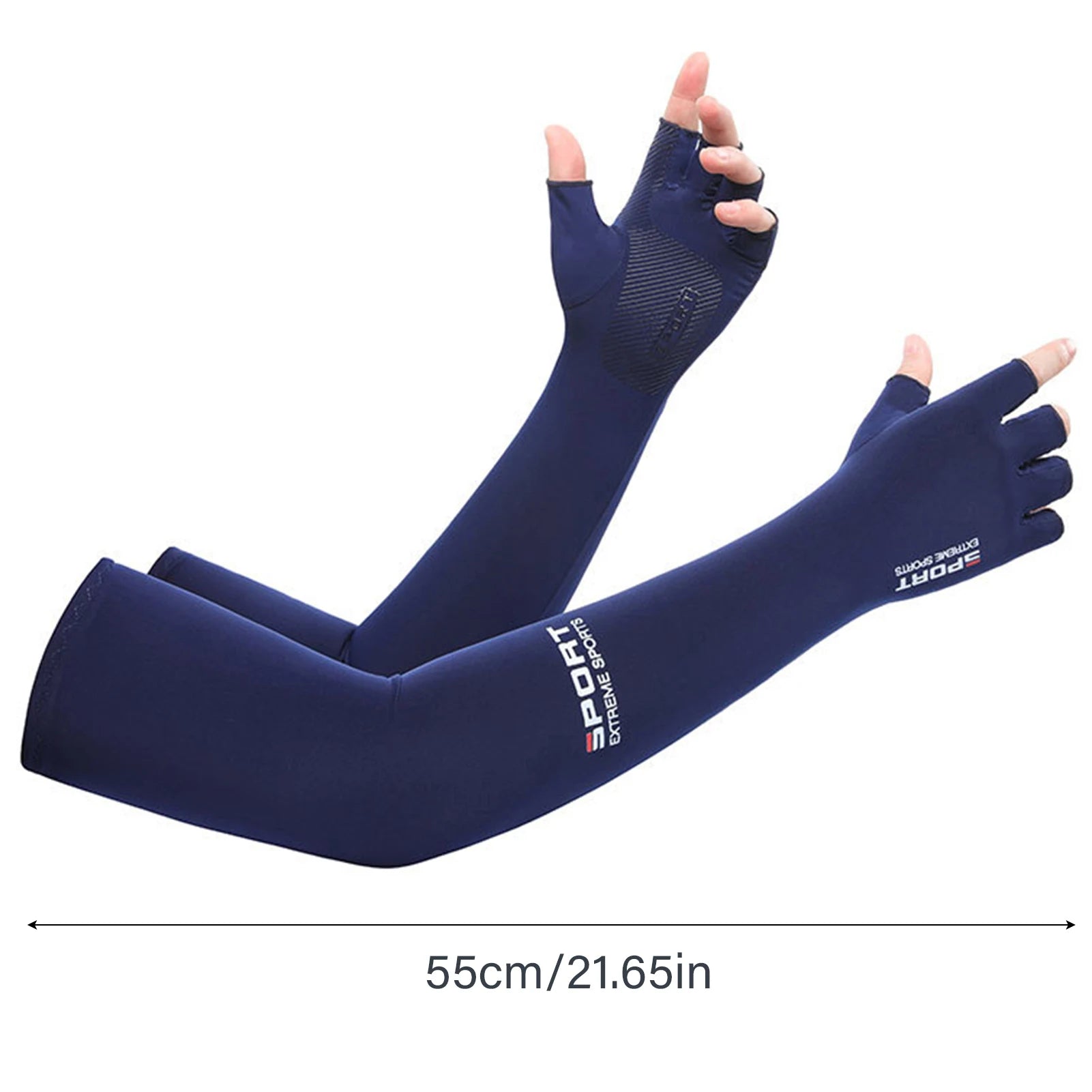 UV Sun Protections Arm Sleeves Summer Cooling Arm Sleeves Cover Ice Silk Breathable Moisture-Wicking Sleeves Great for Running