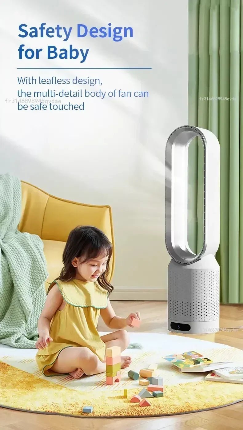 Bladeless Fan: More Freshness, Less Noise, 100% Safety