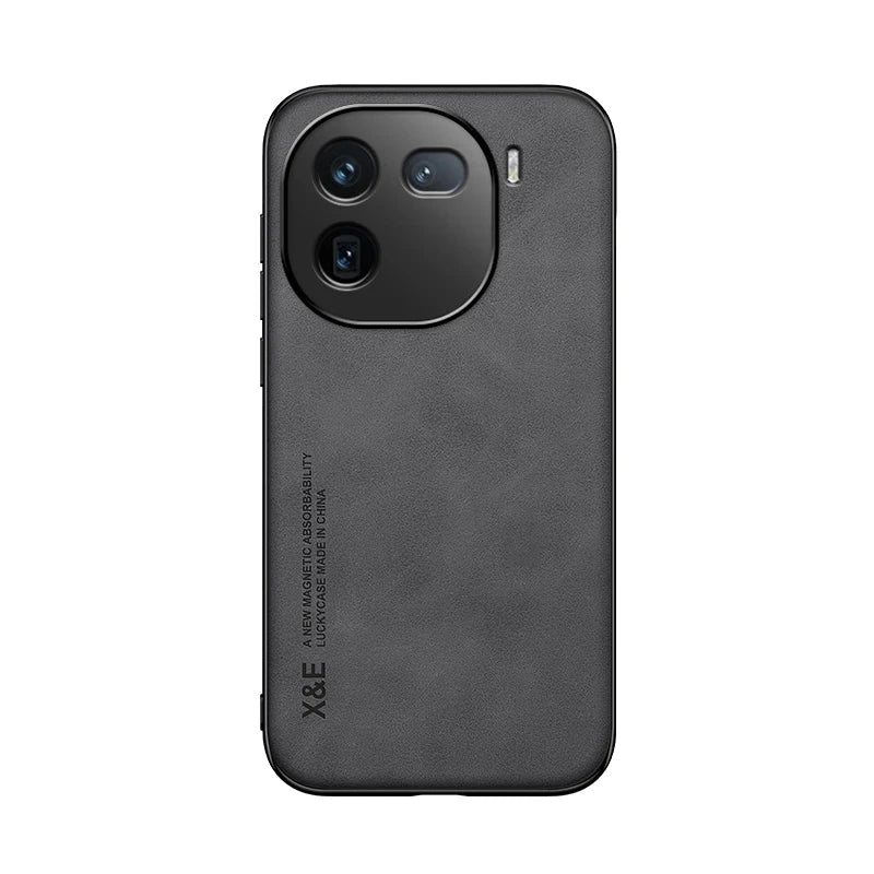 For Vivo iQOO 12 Чехол для Skin Feel Shockproof Matte Leather Case Soft Back Cover For Vivo iQOO 12 Coque Fundas Capa