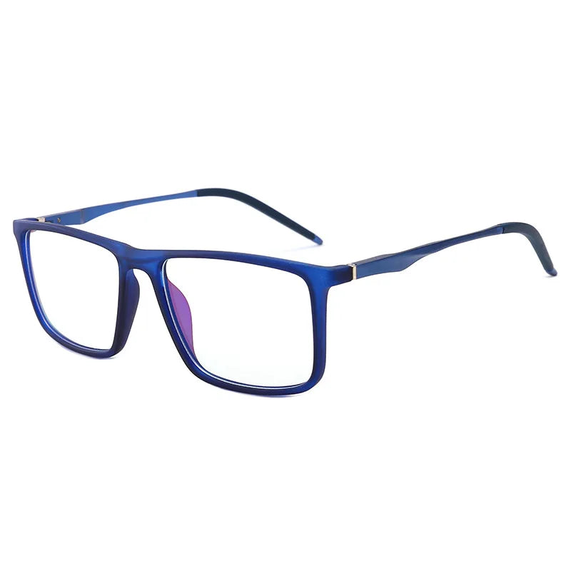 Blue Light Glasses Unisex - UV Protection Oversized Frame Al-Mg Lightweight for PC & Driving, Anti Radiation HD Goggles CE FDA