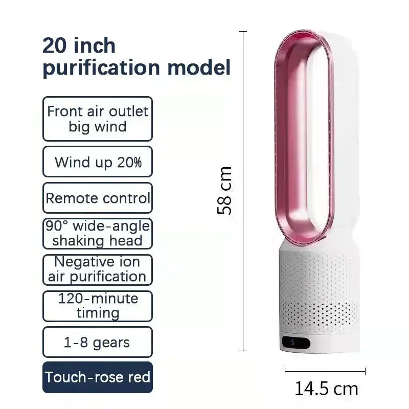 Bladeless Fan: More Freshness, Less Noise, 100% Safety