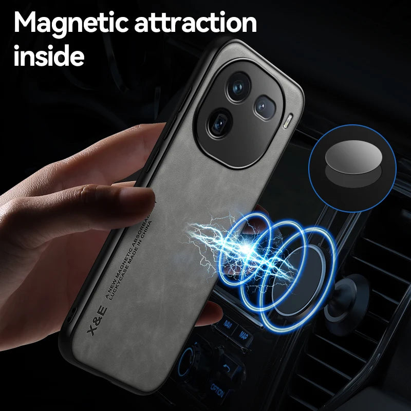 For Vivo iQOO 12 Чехол для Skin Feel Shockproof Matte Leather Case Soft Back Cover For Vivo iQOO 12 Coque Fundas Capa