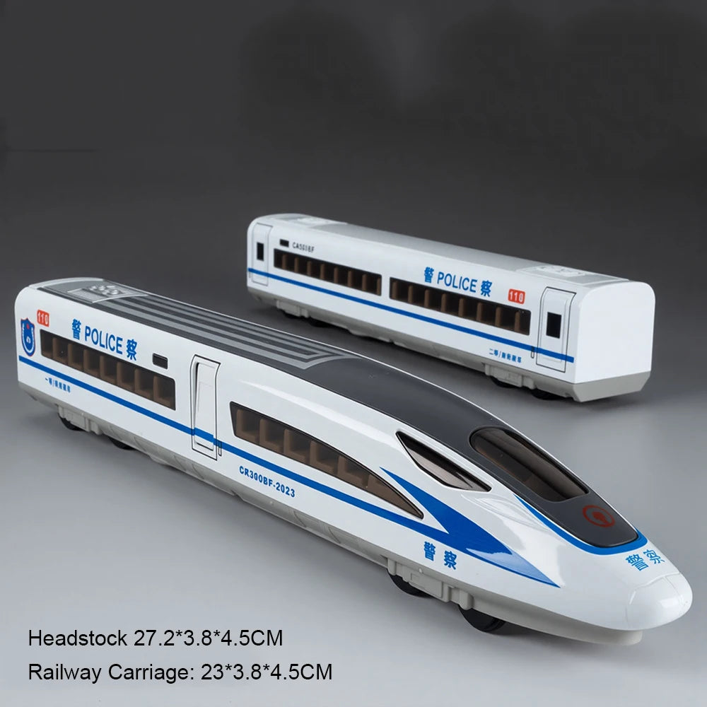 Scale 1:60 FuXing High-speed Railway Model Toy Car Remote Control Electric Simulation Voice Announcements Train Sound Light Gift