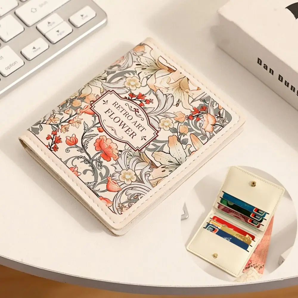 New Large Capacity Coin Purse Waterproof PU Leather Mini Wallets Lightweight Business Card Case Women