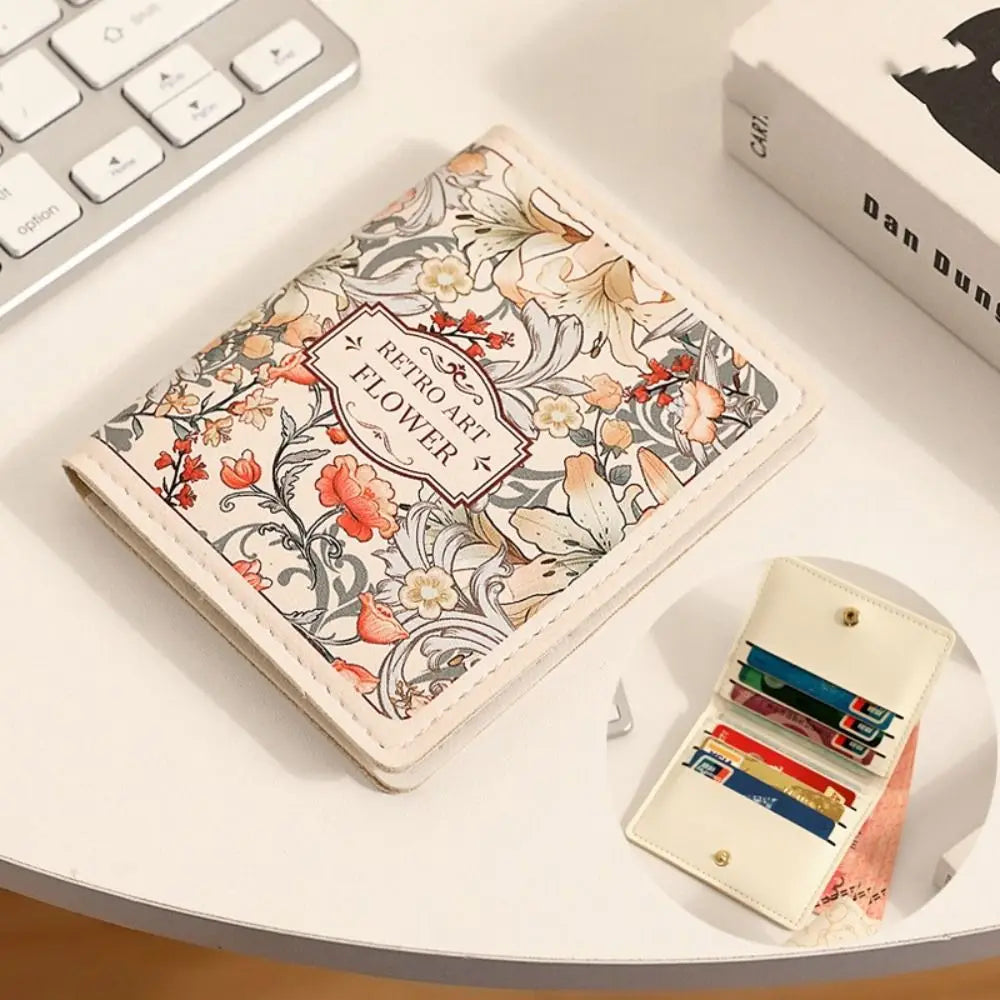 New Large Capacity Coin Purse Waterproof PU Leather Mini Wallets Lightweight Business Card Case Women