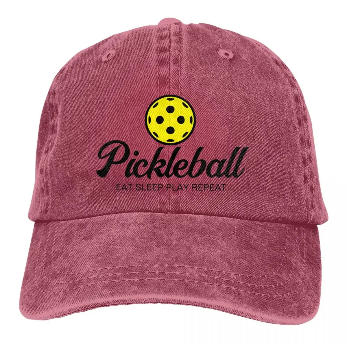 Pickleball Lover Enthusiasts Baseball Cap Merch Fashion Distressed Denim Racket Paddle Sport Headwear Men Summer Hats Cap