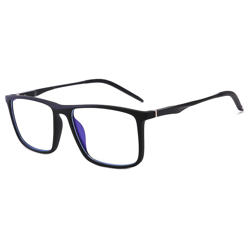 Blue Light Glasses Unisex - UV Protection Oversized Frame Al-Mg Lightweight for PC & Driving, Anti Radiation HD Goggles CE FDA