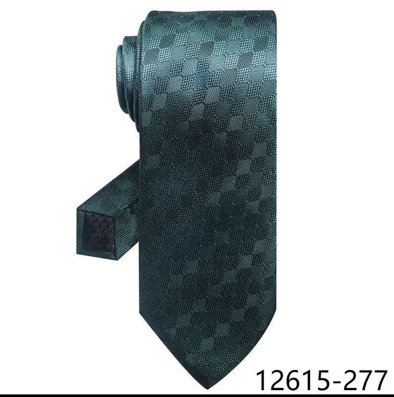 Top Grade Classic 8 cm Silk Tie Black Solid Gravatas For Men Suit Accessories Fit Wedding Workplace Birthday Gift