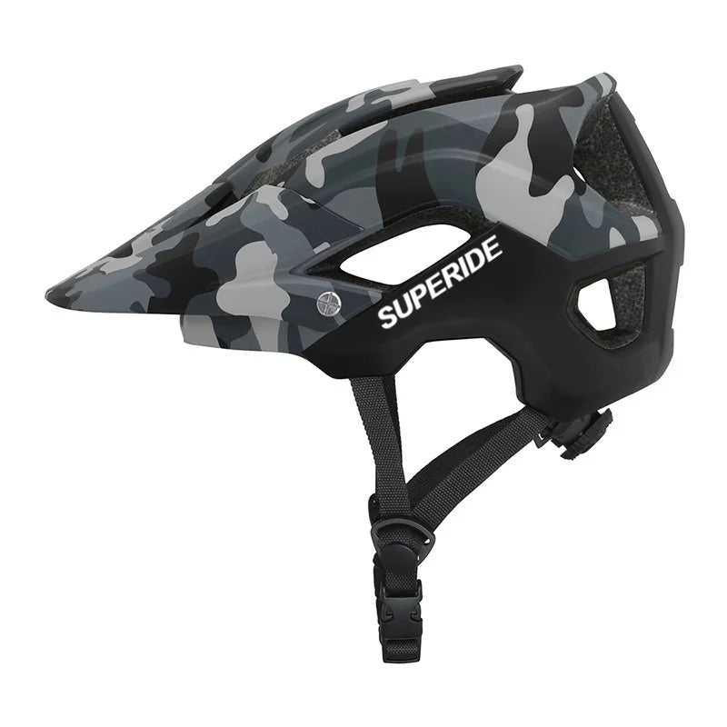 SUPERIDE In-mold DH MTB Bicycle Helmet Sports Anti-impact Road Mountain Bike Helmet Men Women Riding Cycling Helmet