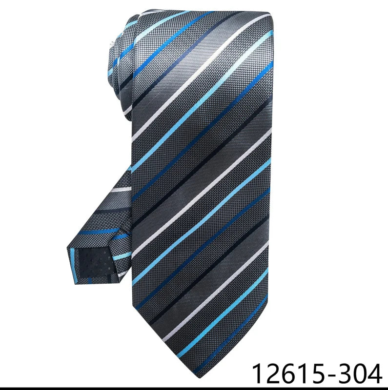 Top Grade Classic 8 cm Silk Tie Black Solid Gravatas For Men Suit Accessories Fit Wedding Workplace Birthday Gift