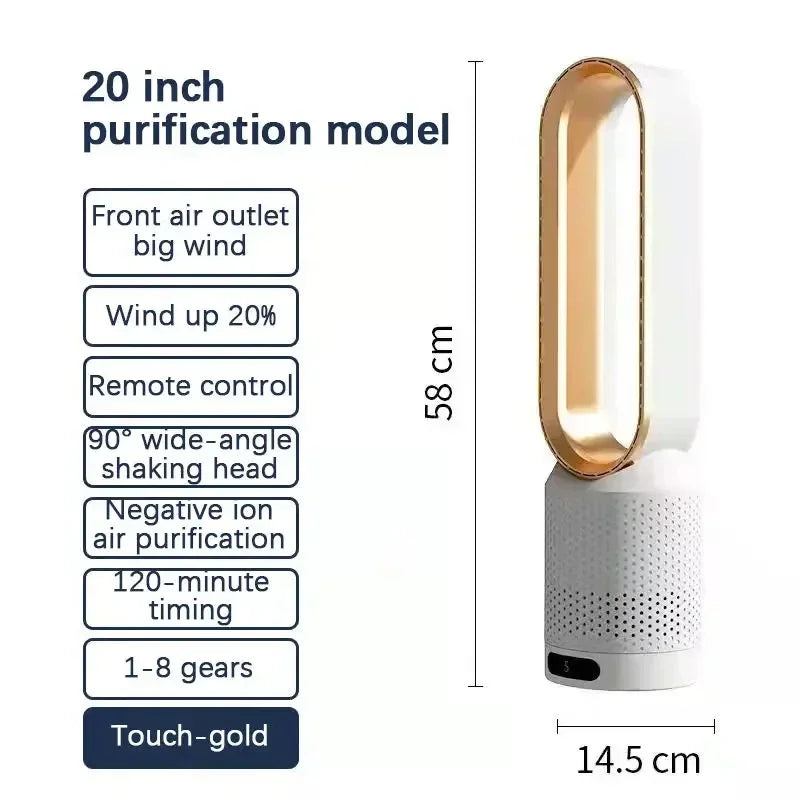 Bladeless Fan: More Freshness, Less Noise, 100% Safety