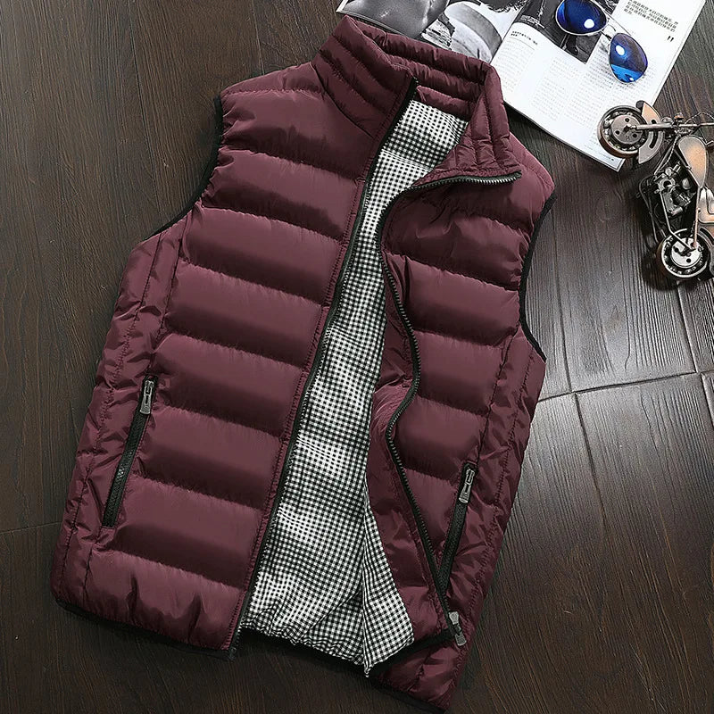 Men’s Casual Sleeveless Vest Jacket