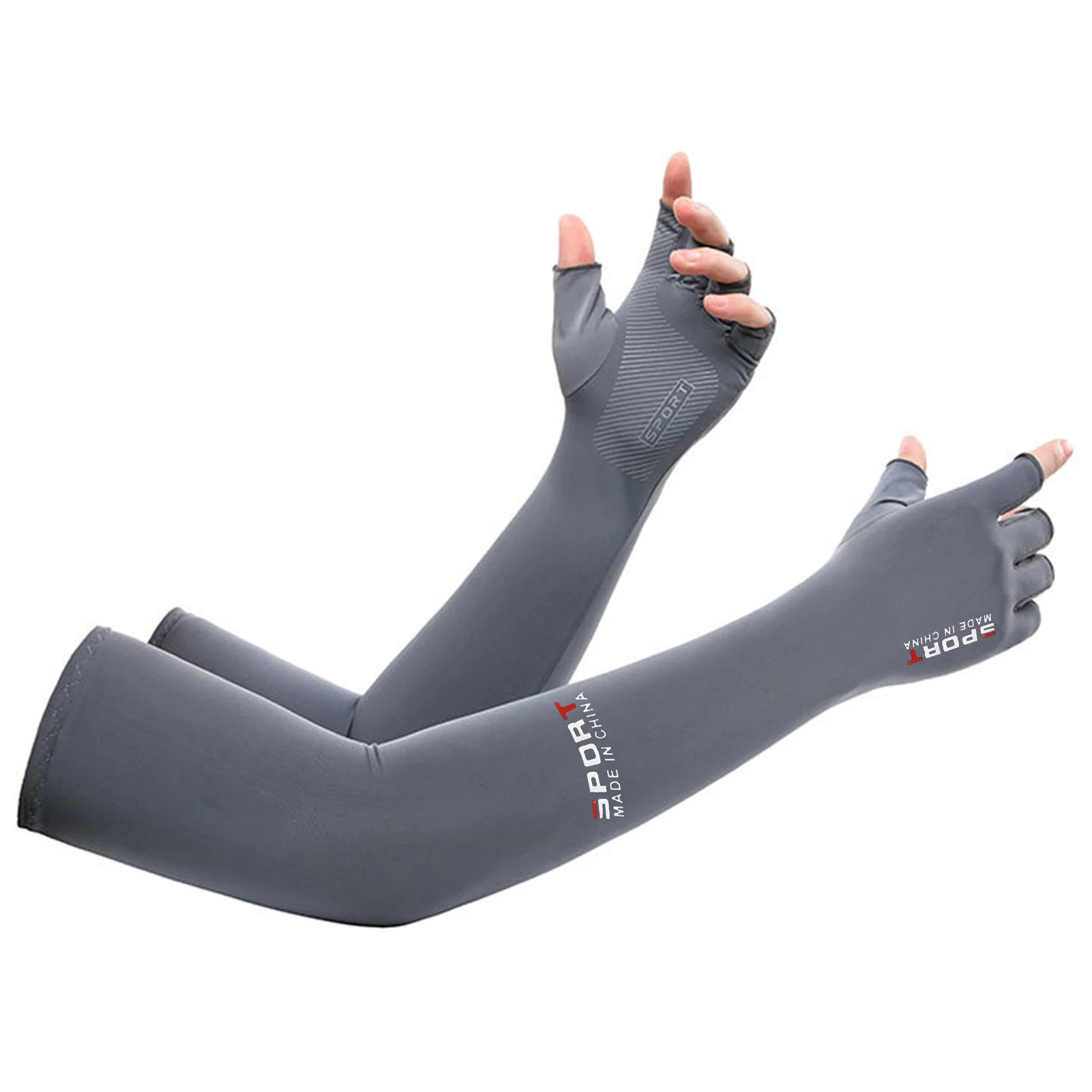 UV Sun Protections Arm Sleeves Summer Cooling Arm Sleeves Cover Ice Silk Breathable Moisture-Wicking Sleeves Great for Running