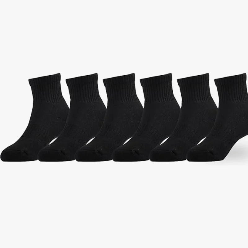 Men's must-have cotton dress socks, classic - cushioned athletic comfort for both casual and sporty use